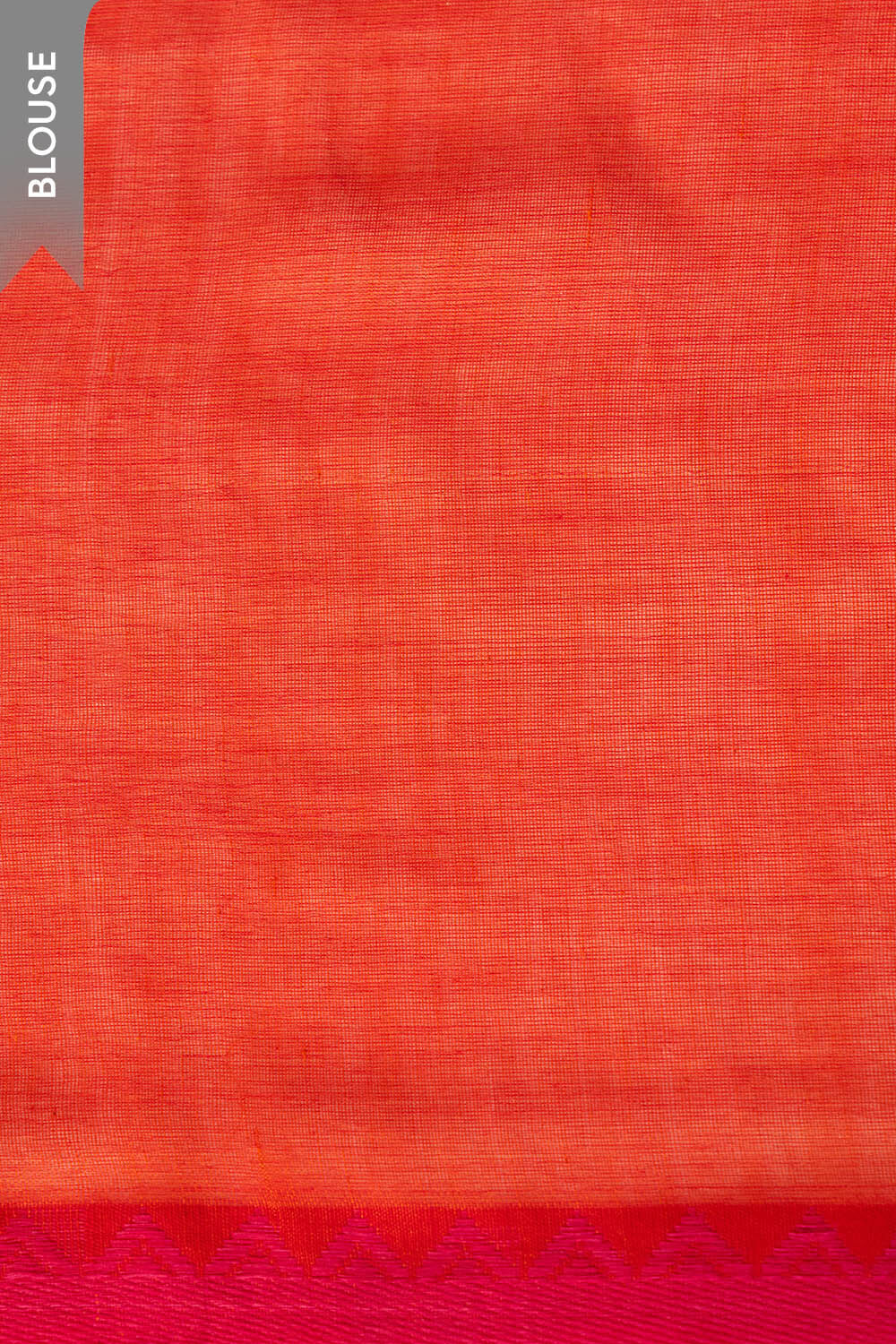 Red Woven Pure Cotton Bengal Saree image number null