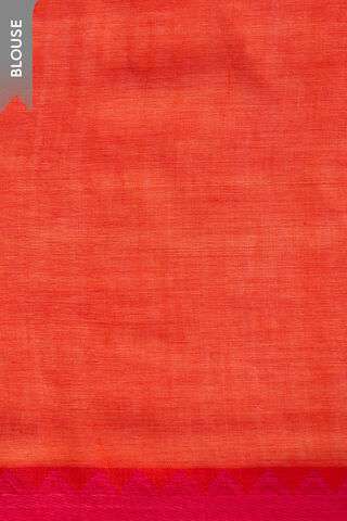 Red Woven Pure Cotton Bengal Saree thumbnail image number null