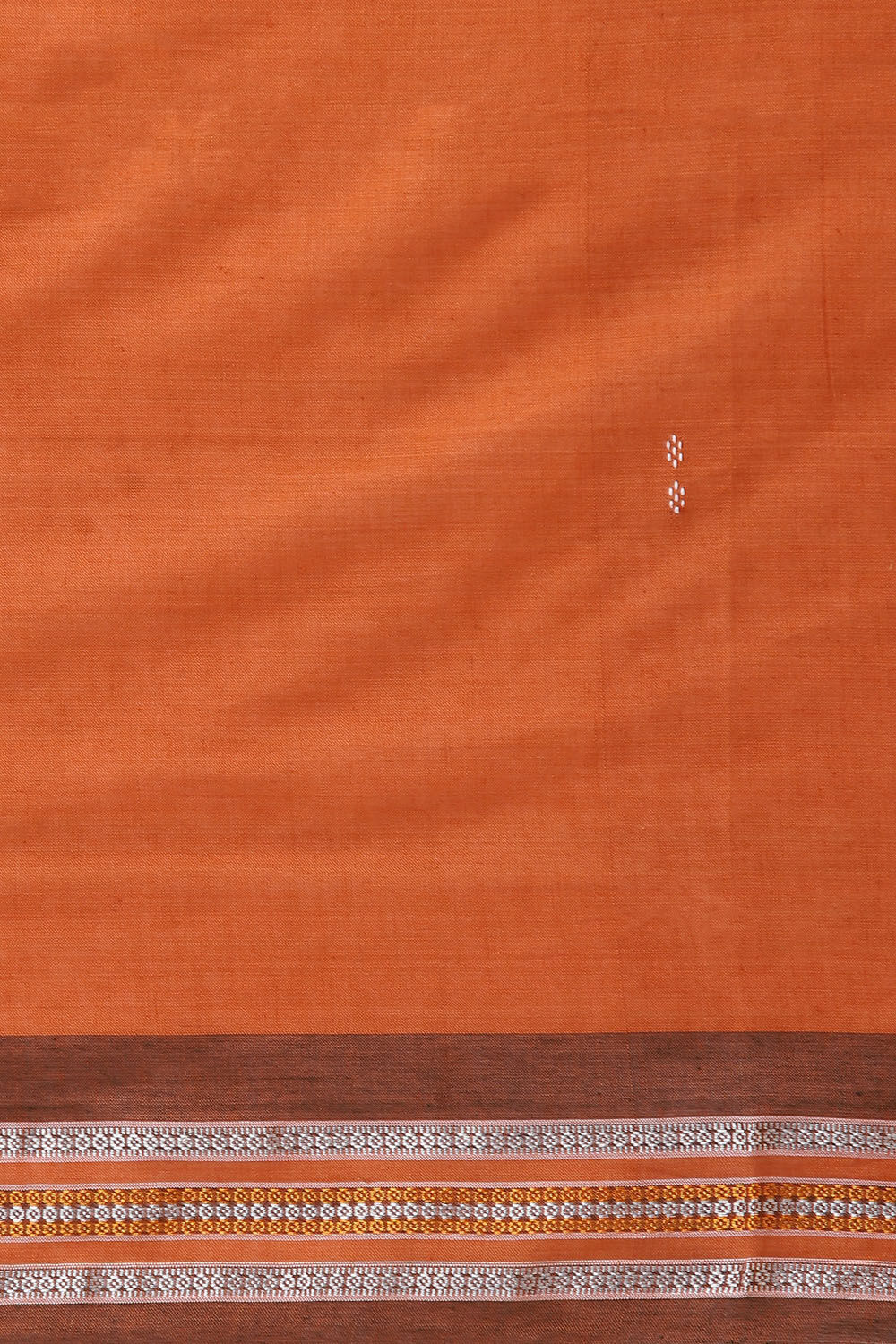 Orange Pure Cotton Odissa Ikat Saree image number null