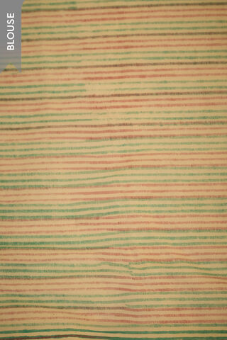 Off White Rajasthan Pure Silk Cotton Printed Sanganeri Saree thumbnail image number null