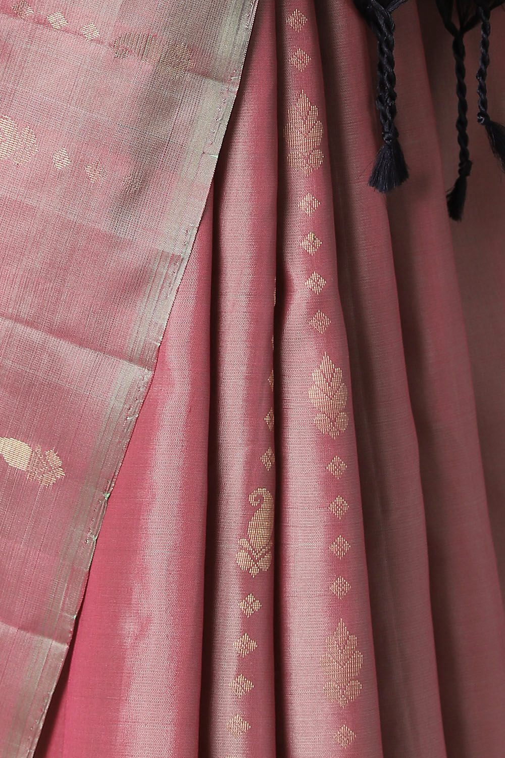 Light Pink Pure Silk South Saree image number null