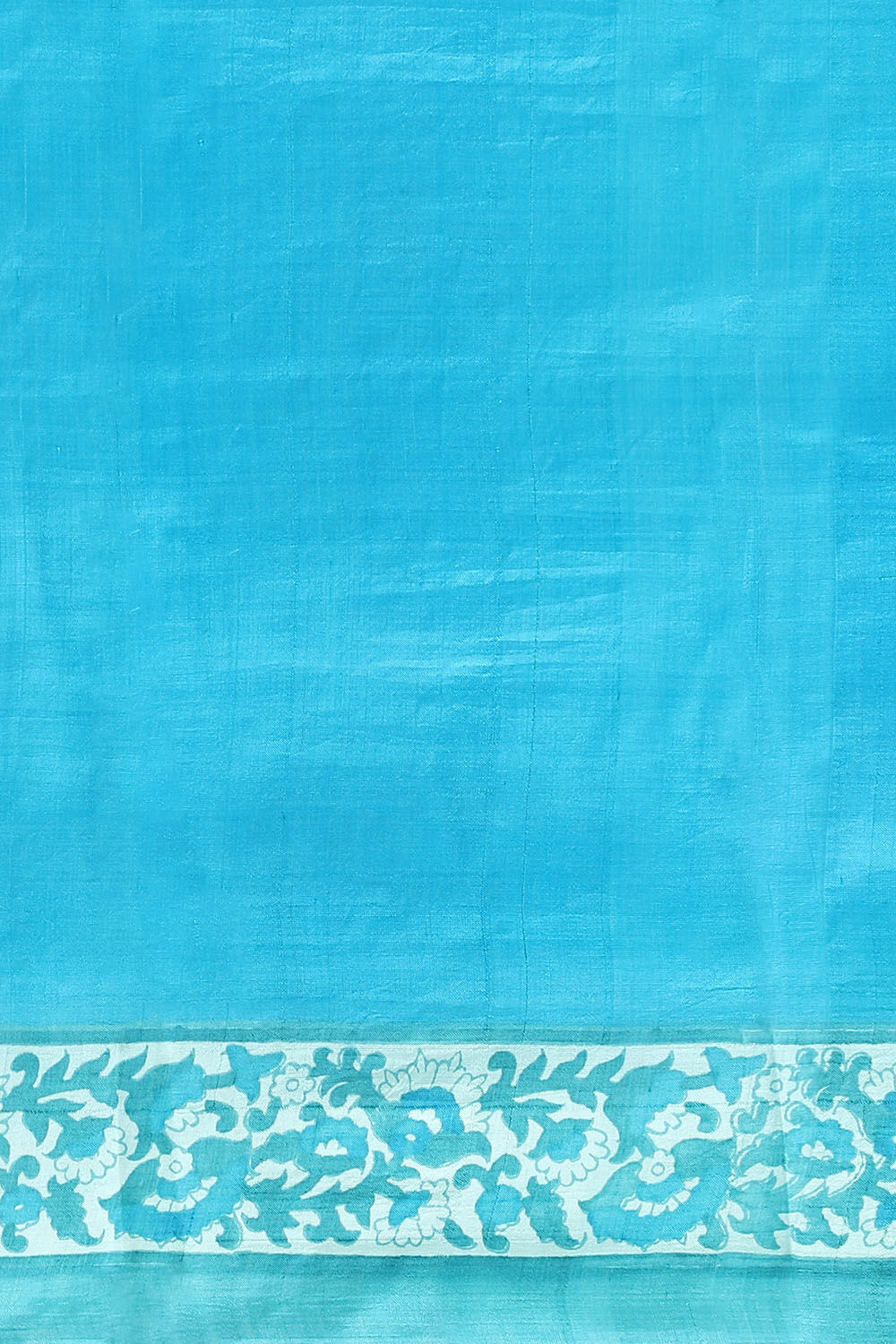 Light Blue Pure Silk Printed Saree image number null