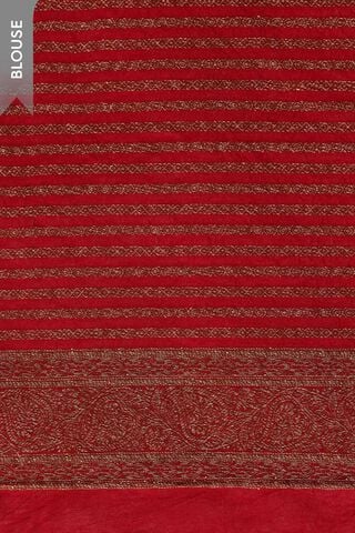 Red Woven Design Pure Viscose Saree thumbnail image number null
