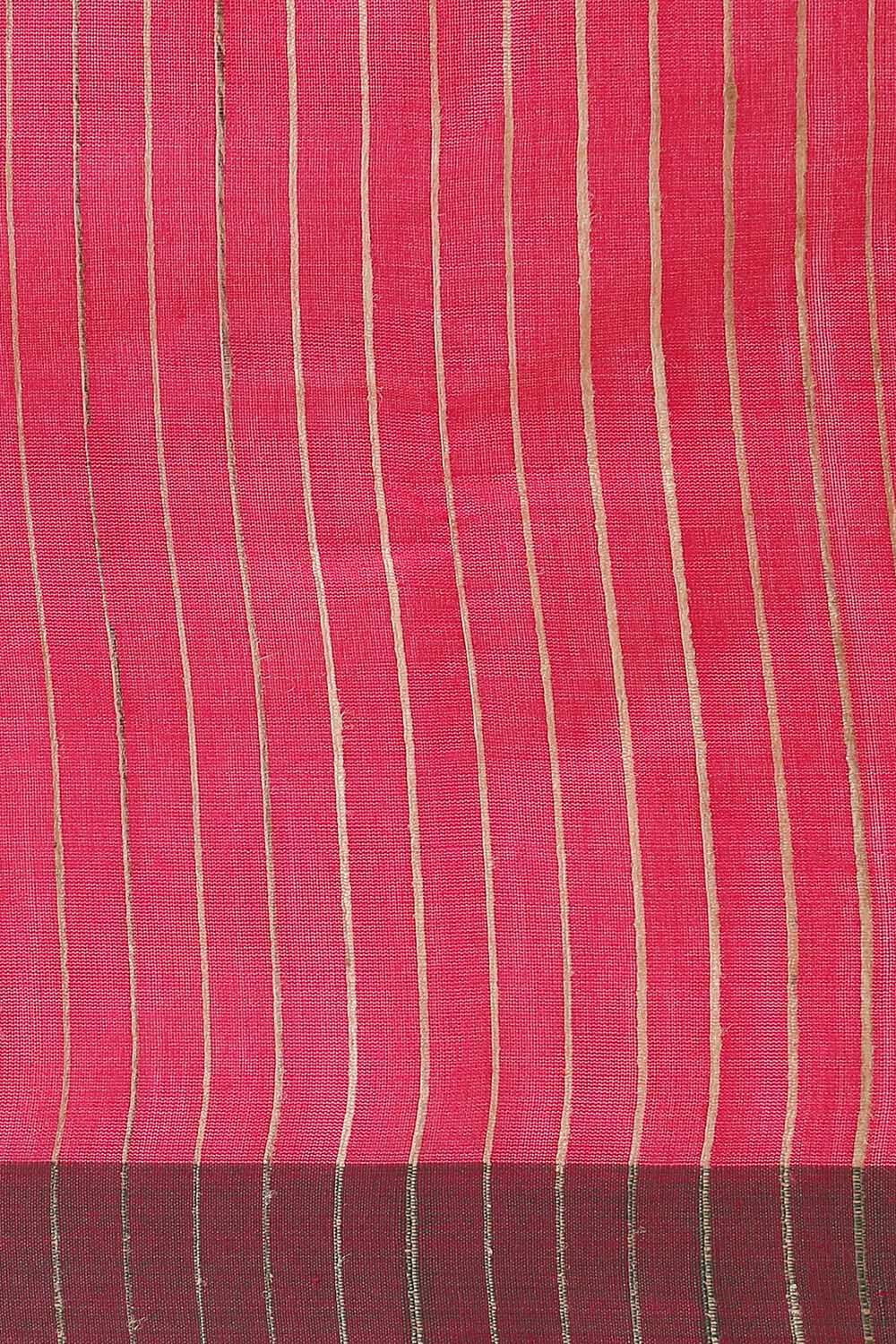 Pink Silk Viscose Bhagalpuri Saree image number null