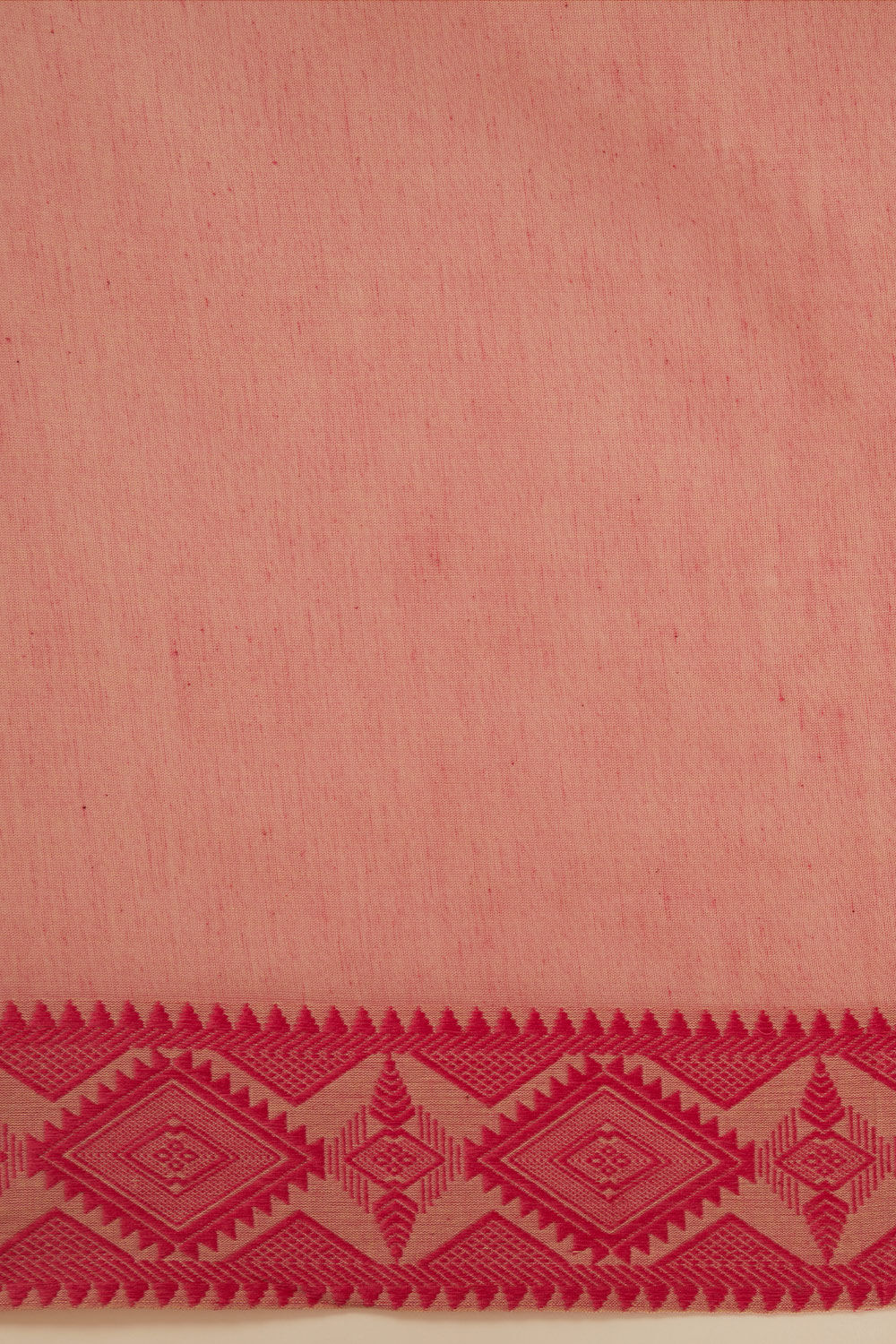 Beige Pure Cotton Woven Design Bengali Saree image number null