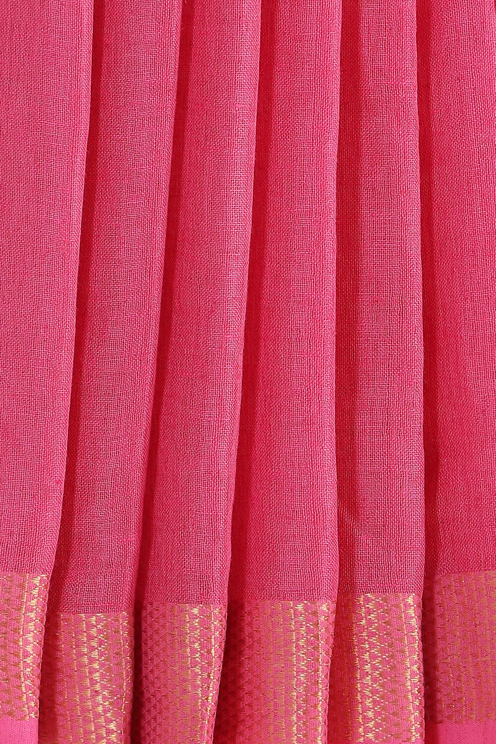 Pink Handwoven Bhagalpuri Pure Linen Saree image number null