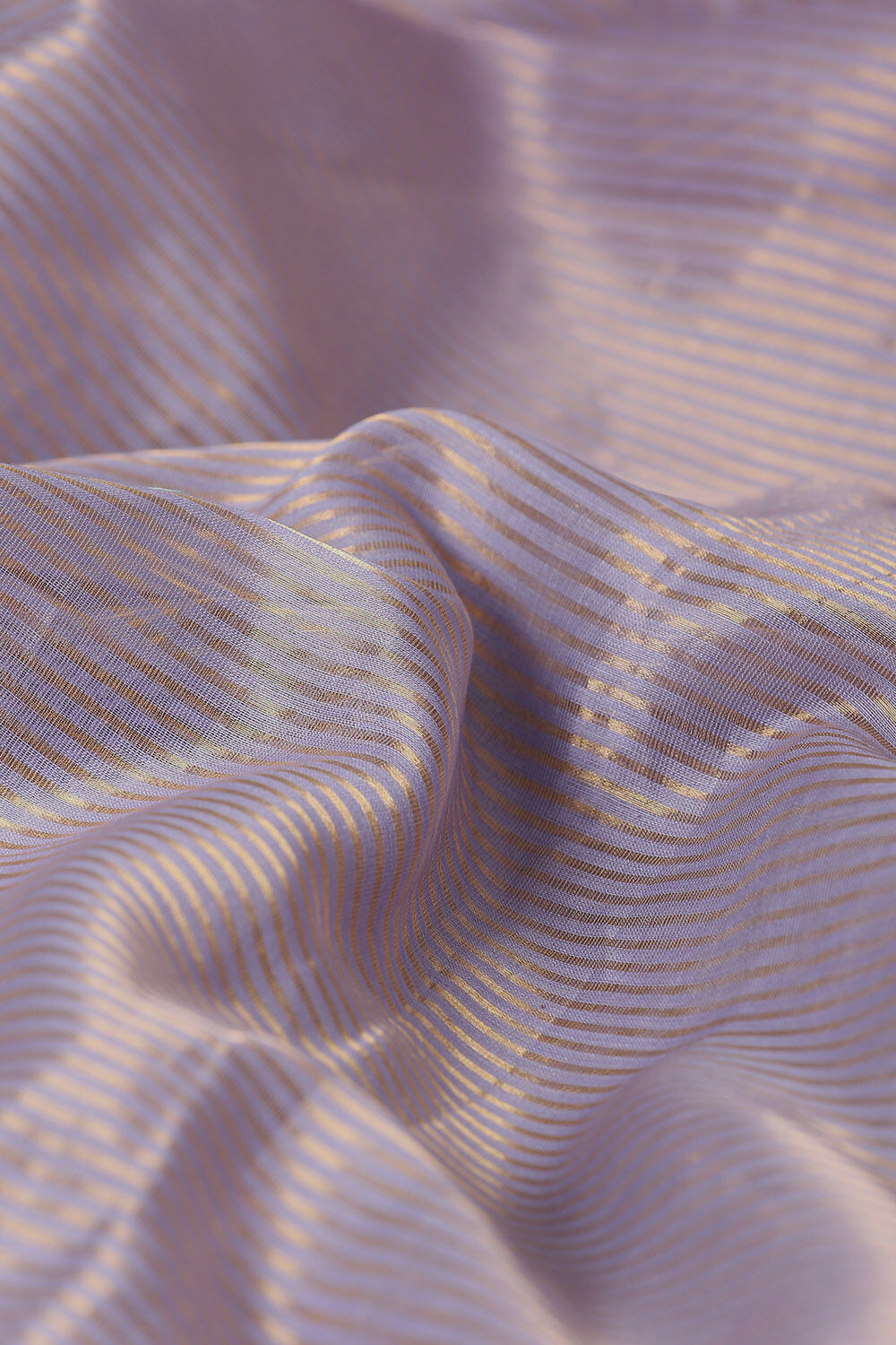 Light Violet Pure Silk Cotton Embroidered Saree image number null