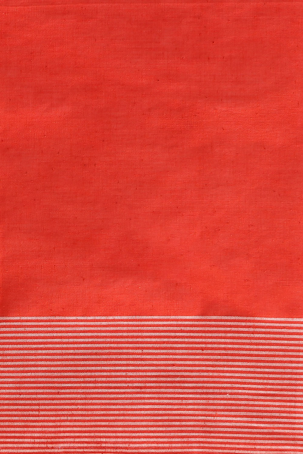Red Pure Cotton Bengal Saree image number null