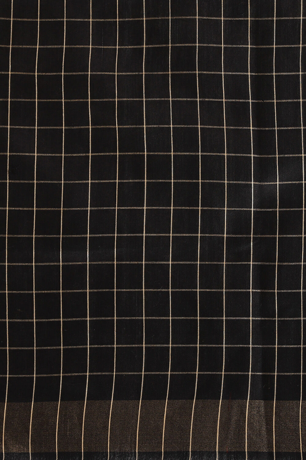 Black Pure Tussar Silk Bhagalpuri Saree image number null