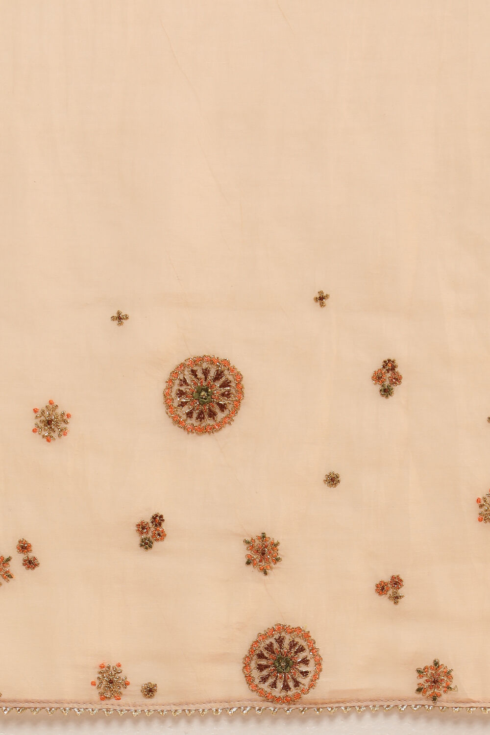 Cream Contemporary Pure Silk Cotton Digital Printed Saree image number null