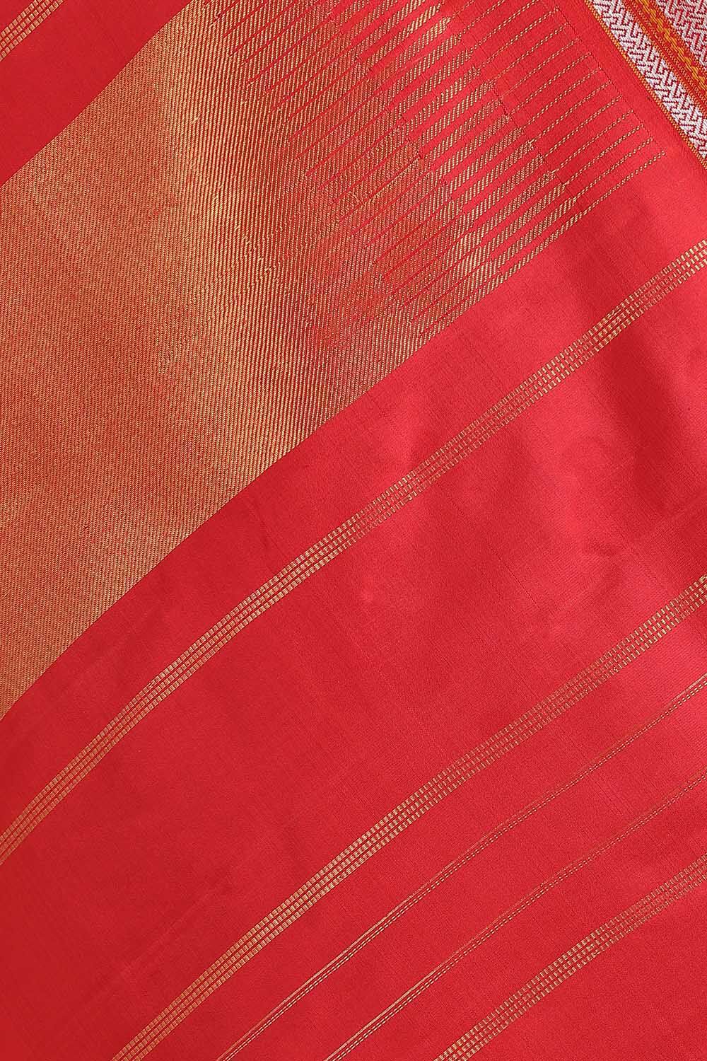 Blue Pure Silk Kanjivaram Saree image number null