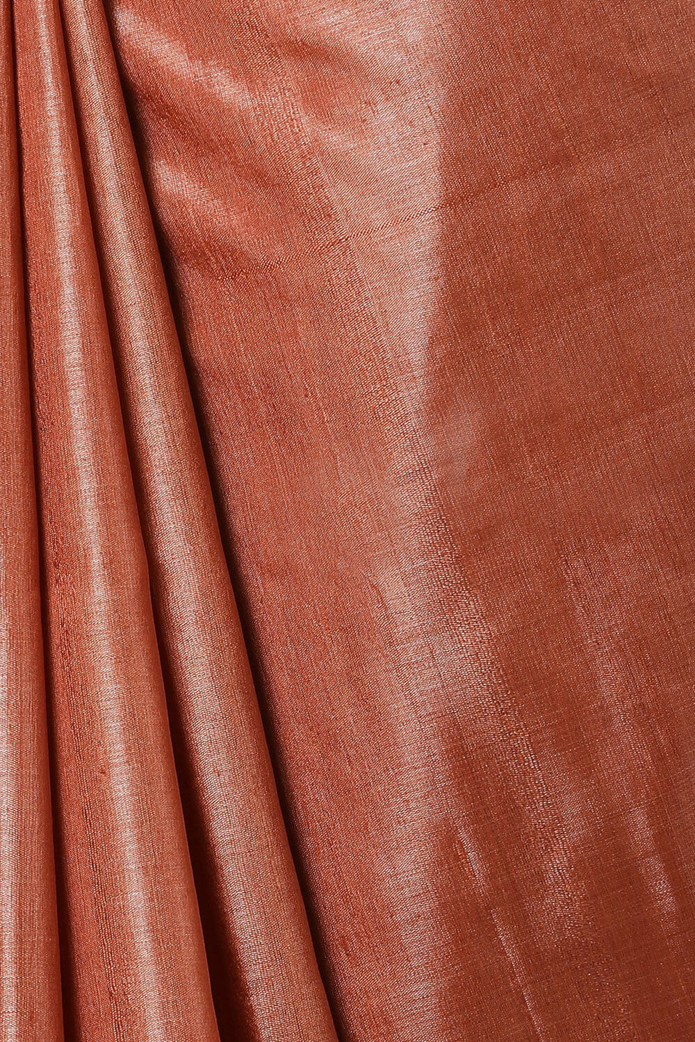 Light Orange Handwoven Woven Pure Tussar Silk Saree image number null