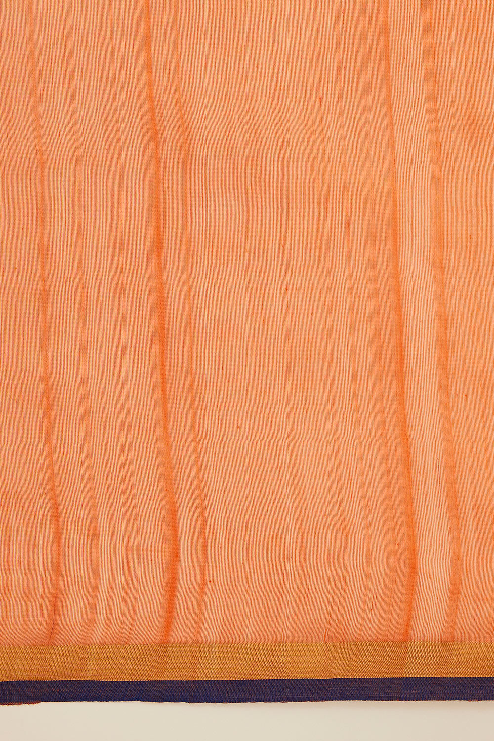 Orange Pure Silk Cotton Chanderi Saree image number null
