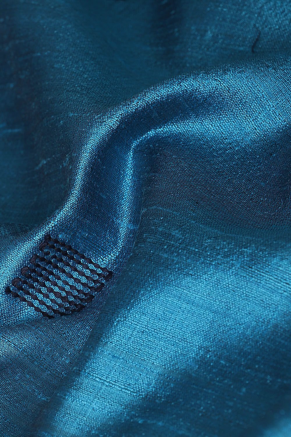 Light Blue Pure Tussar Silk Bhagalpuri Saree image number null