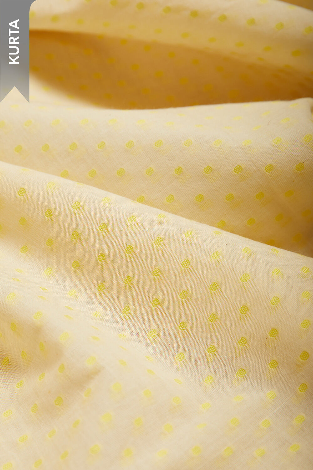 Off White Woven Pure Cotton Unstitched Suit Set image number null