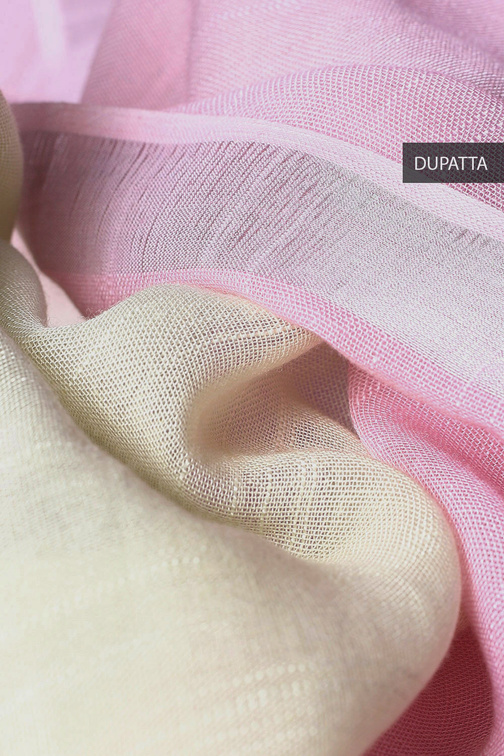 Light Pink Cotton Embroidered Unstitched Suit Set image number null