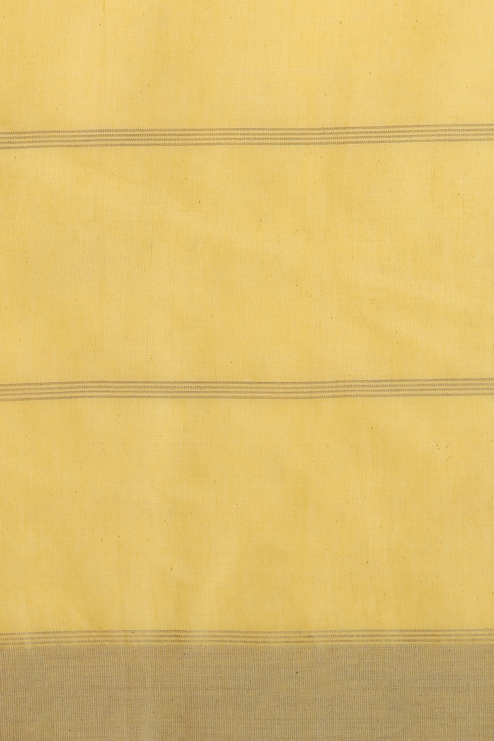 Light Yellow Pure Tussar Silk Bhagalpuri Saree image number null
