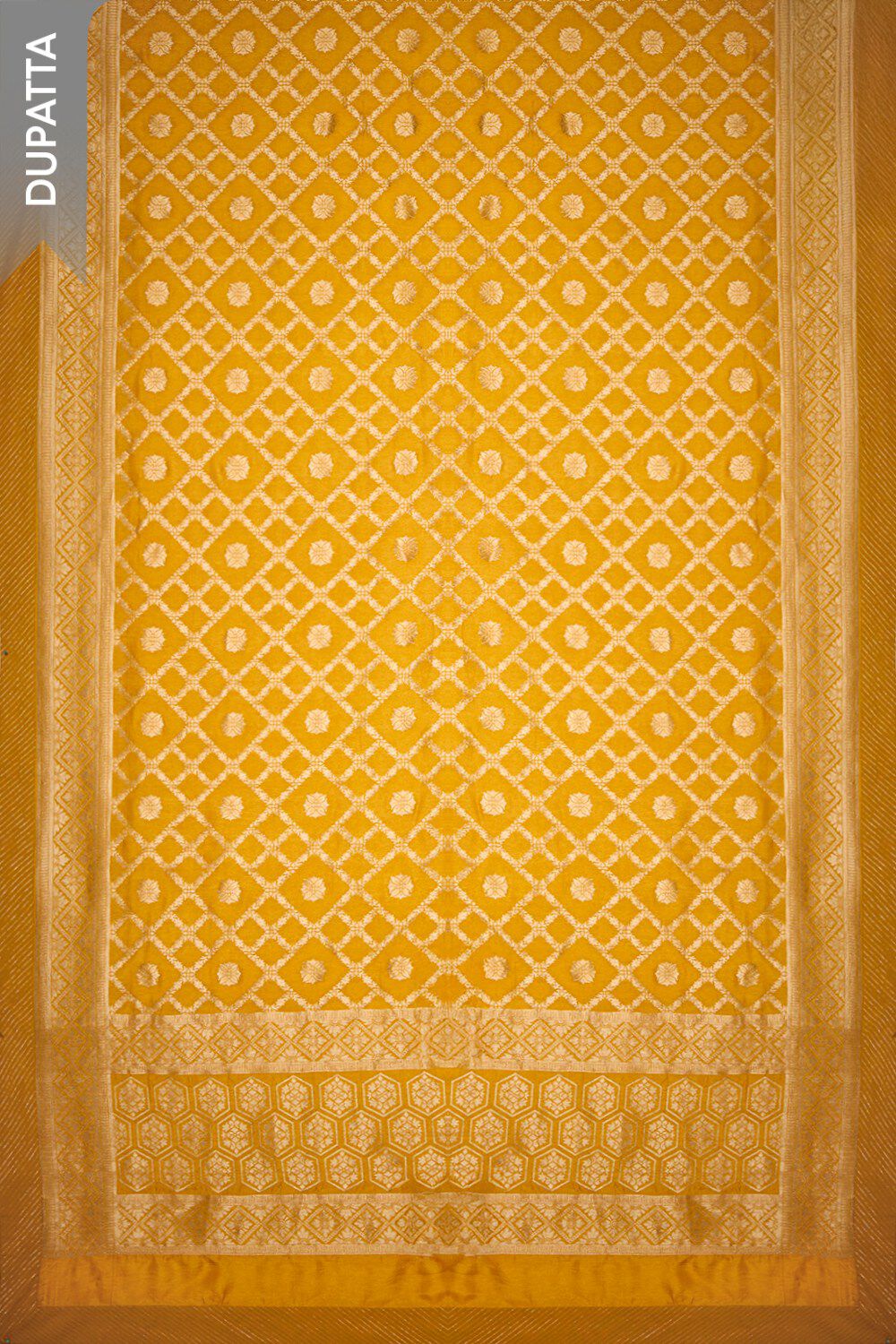 Yellow Viscose Embroidered Unstitched Suit Set image number null