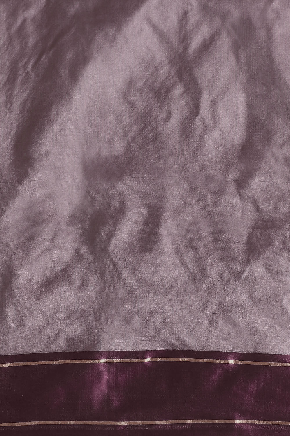 Grey Pure Silk Banarasi Tanchoi Saree image number null