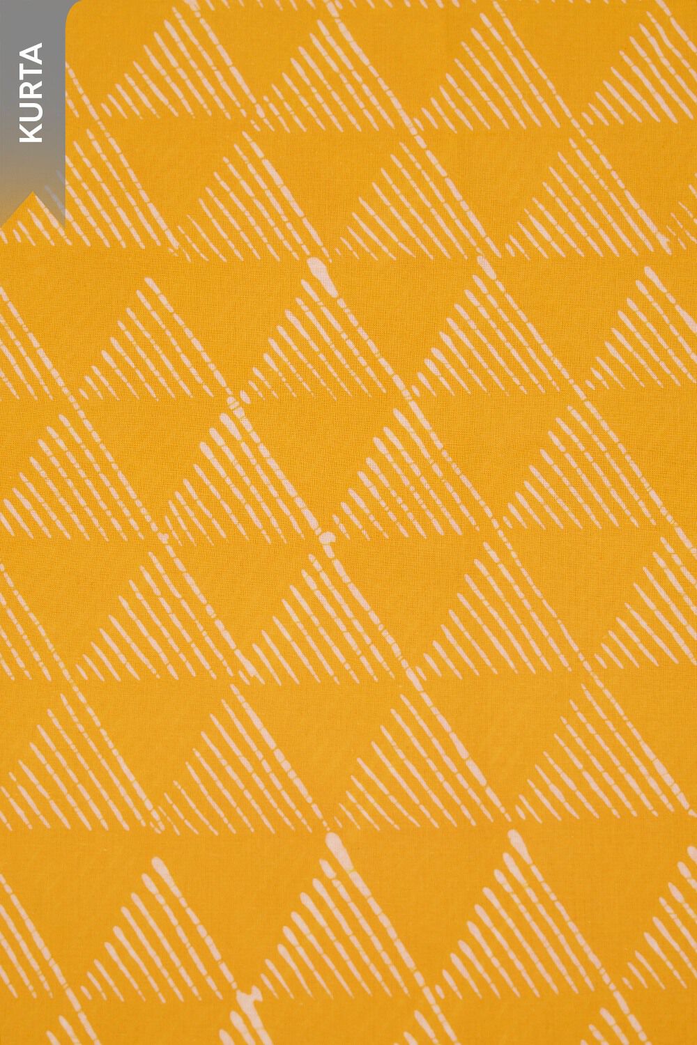 Yellow Pure Cotton Batik Unstitched Suit Set image number null