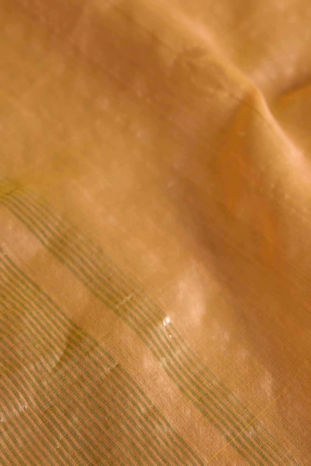 Light Orange Pure Silk Cotton Chanderi Woven Saree image number null