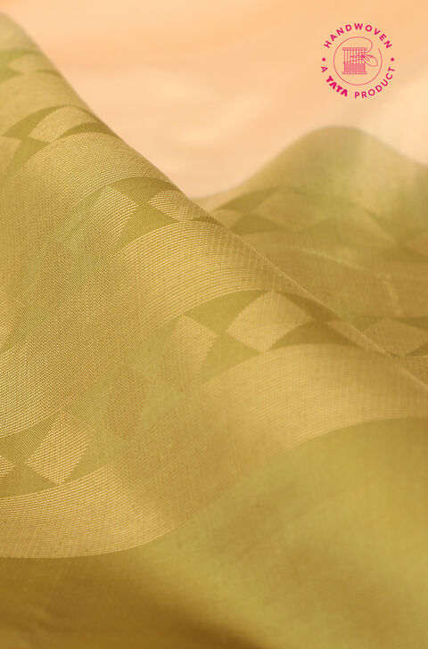 Beige Pure Woven Soft Silk Saree