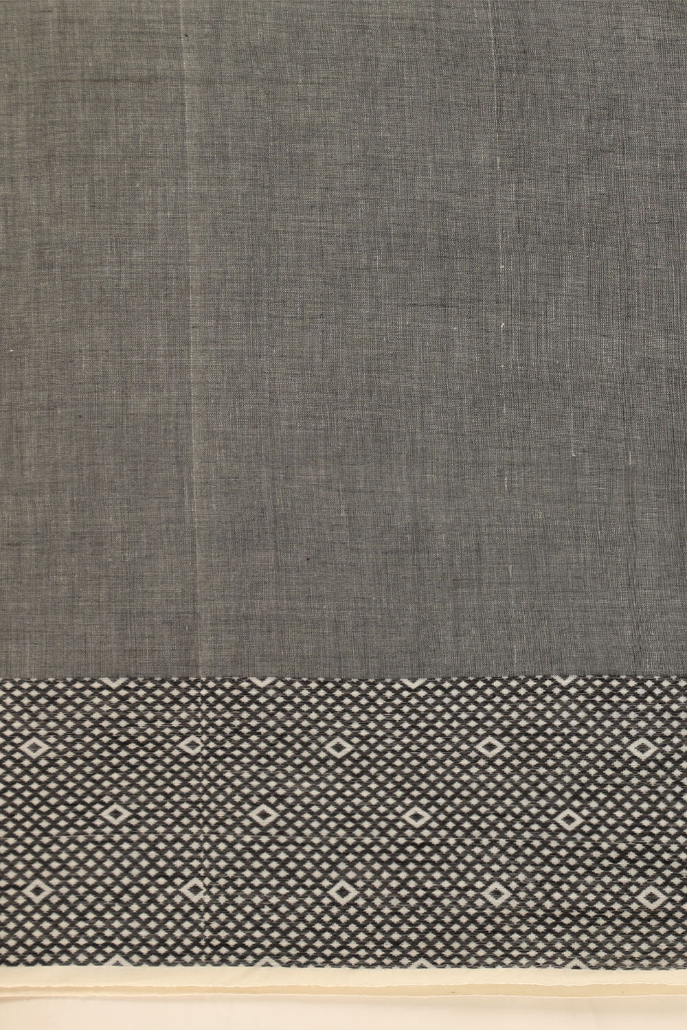 Grey Pure Cotton Woven Bengali Saree image number null