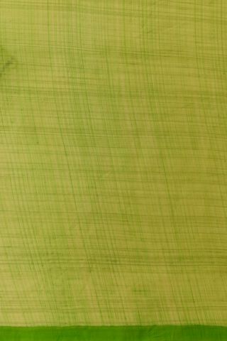 Light Green Bengal Pure Cotton Mulmul Block Printed Saree thumbnail image number null