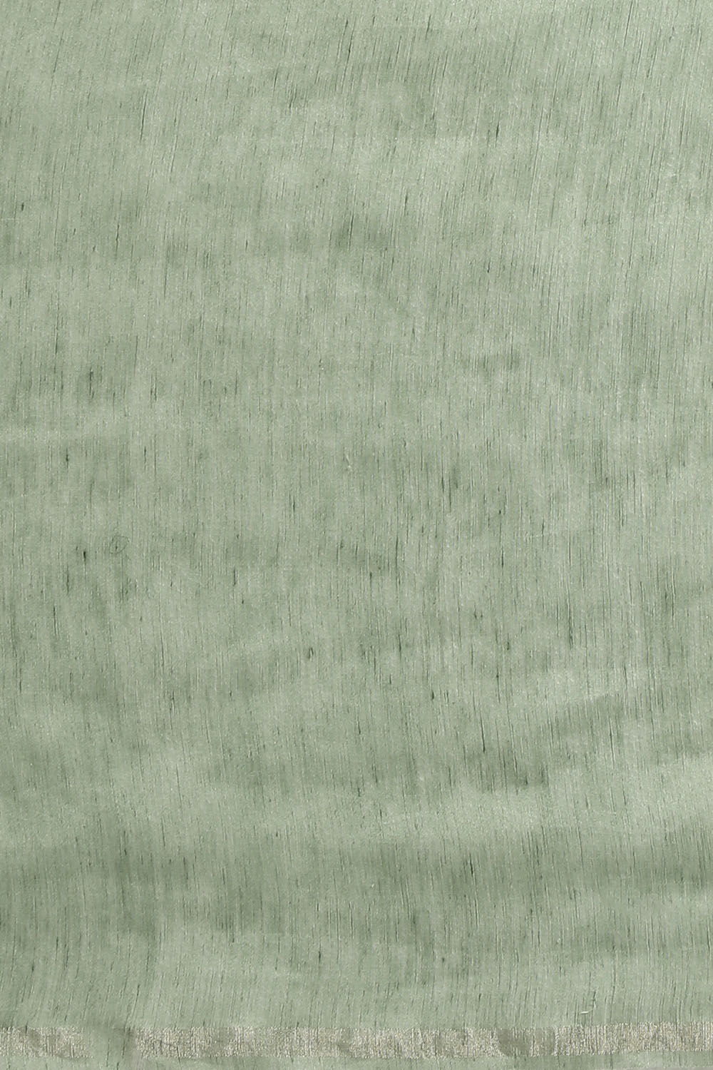Green Pure Silk Linen Jamdani Saree image number null