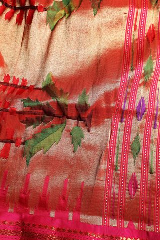 Purple Pure Silk Paithani Saree thumbnail image number null