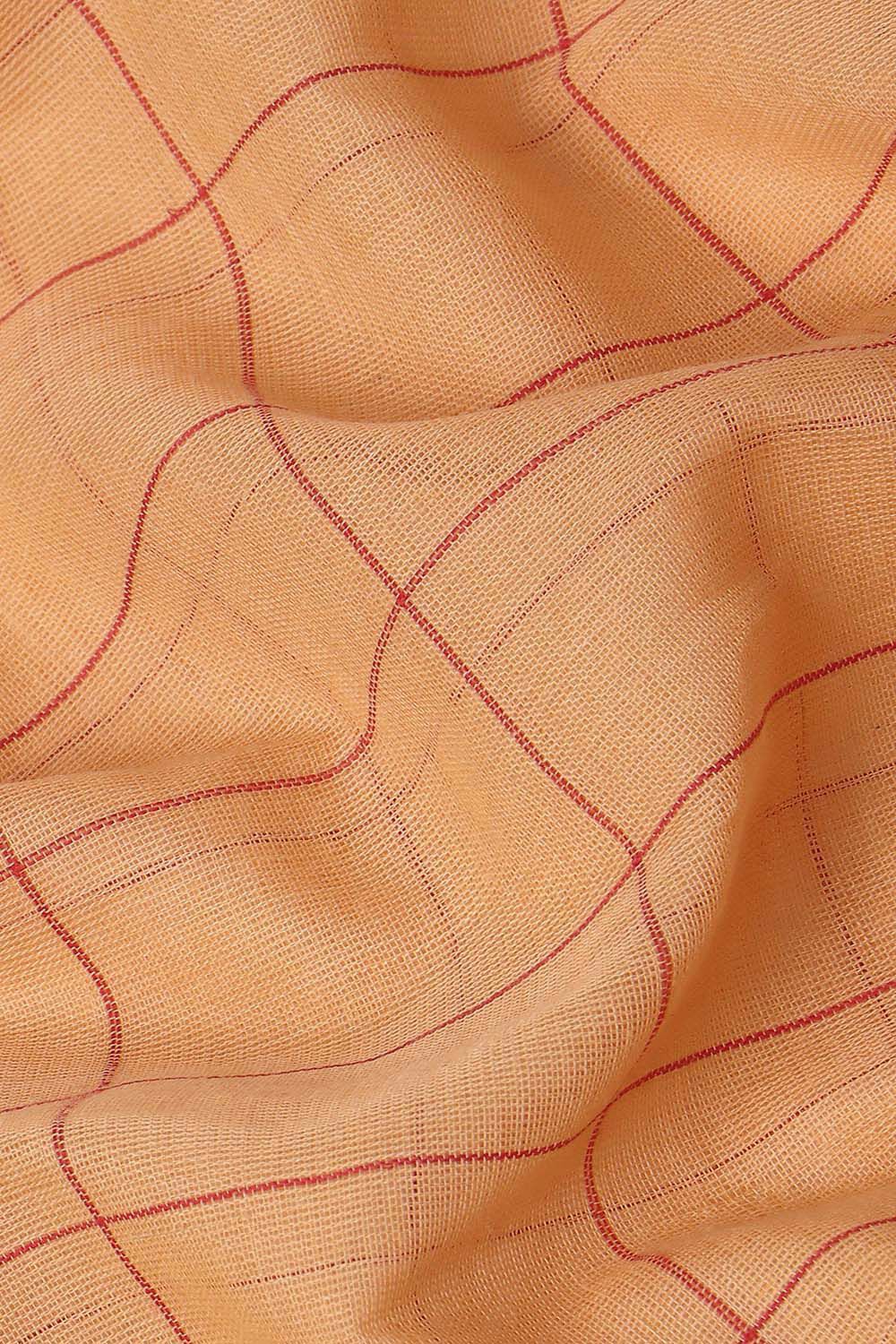 Beige Pure Cotton Venkatgiri Saree image number null