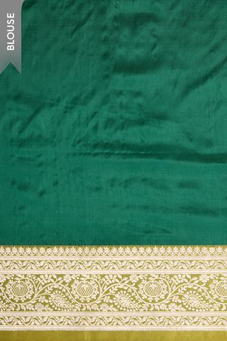 Green Pure Silk Kadwa Banarasi Saree thumbnail image number null