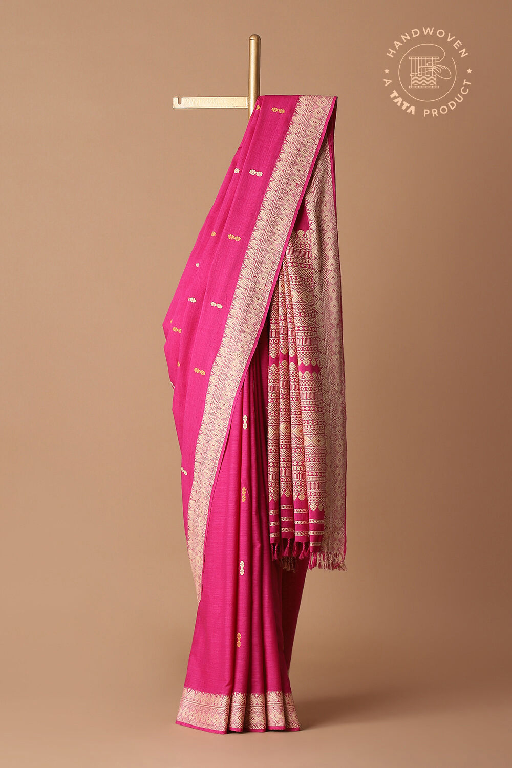Purple Pure Eri Assam Saree image number null