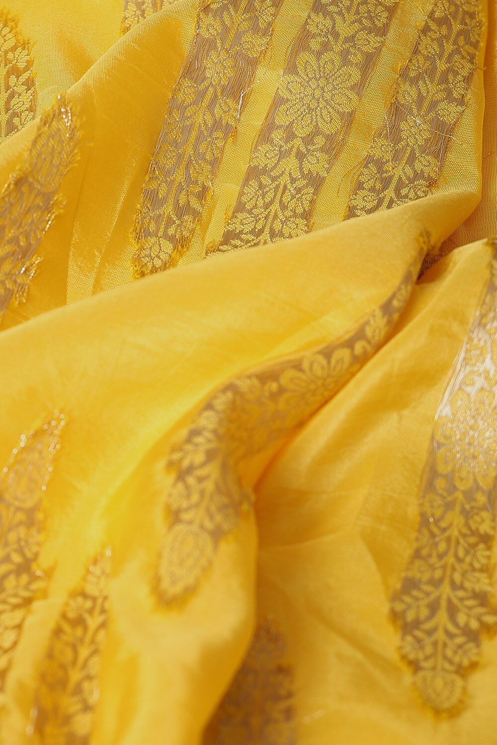 Sunrise Yellow Pure Luxe Vegan Saree image number null