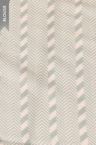 Off White Screen Printed Bengal Mulmul Saree thumbnail image number null