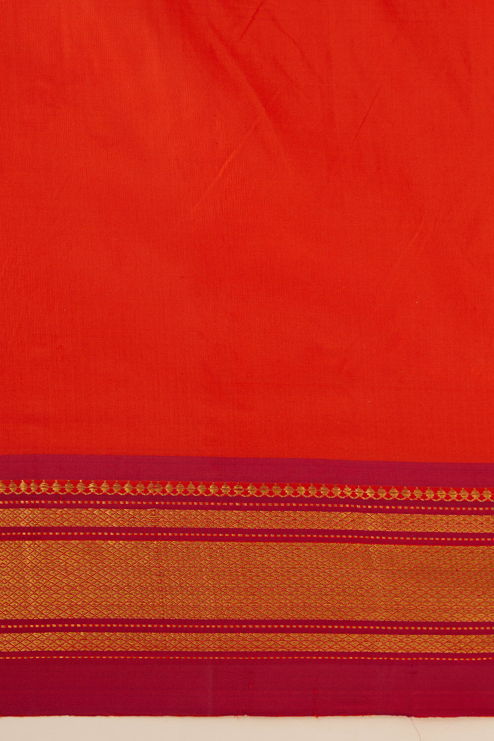 Orange Pure Silk Paithani Saree image number null