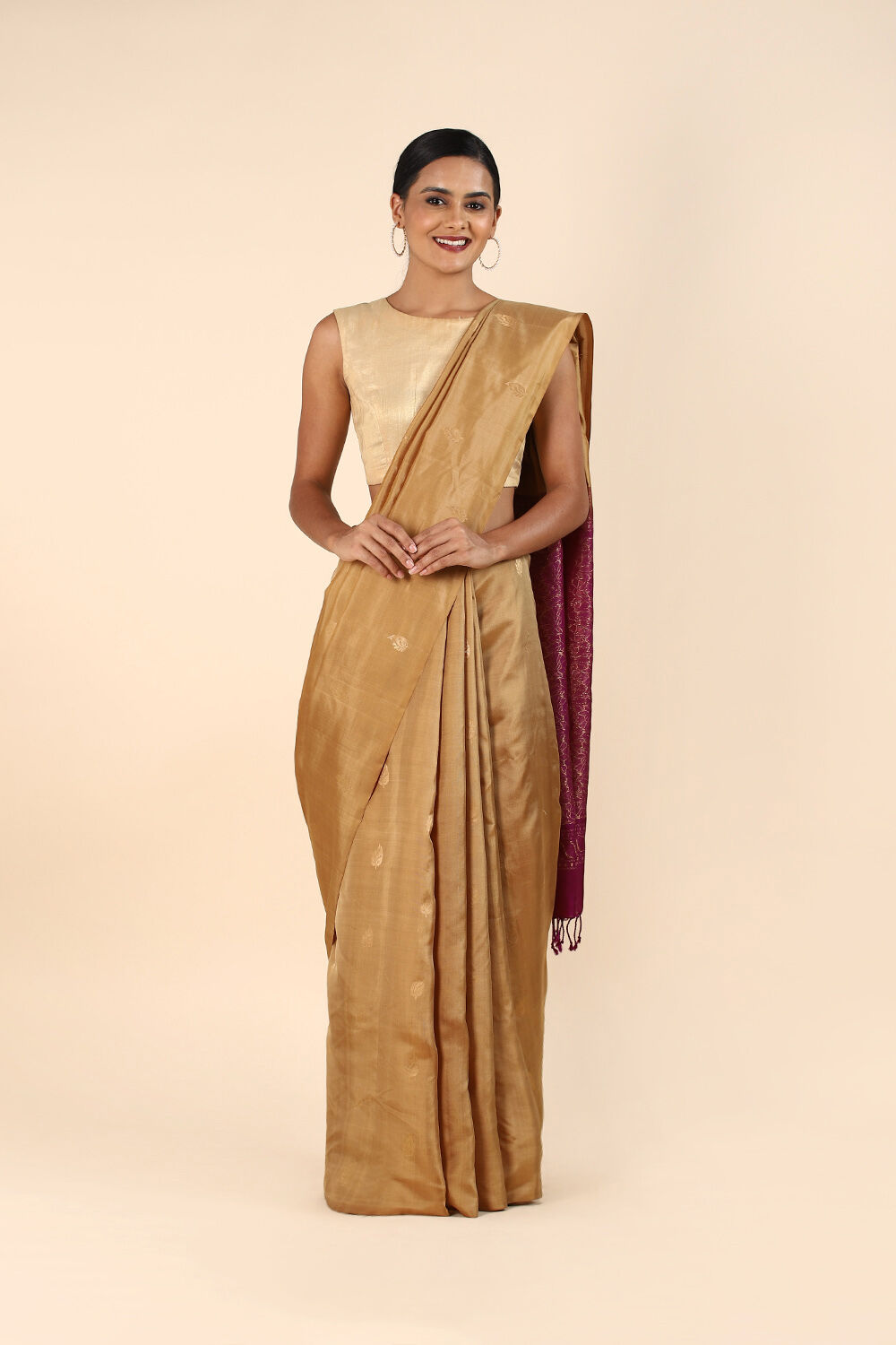 Light Green Pure Soft Silk Saree image number null