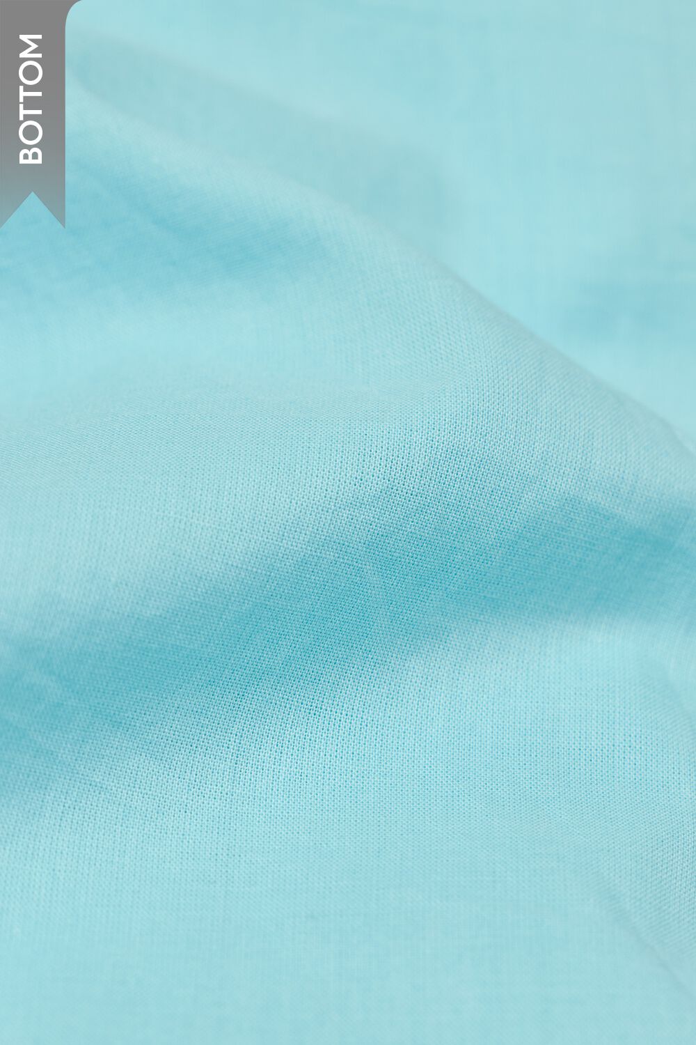 Light Blue Pure Cotton Printed Sanganeri Unstitched Suit Set image number null