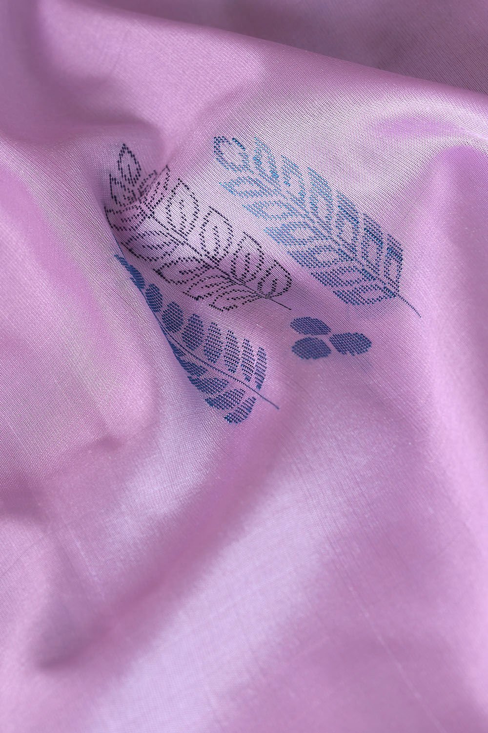 Light Violet Pure Silk South Saree image number null