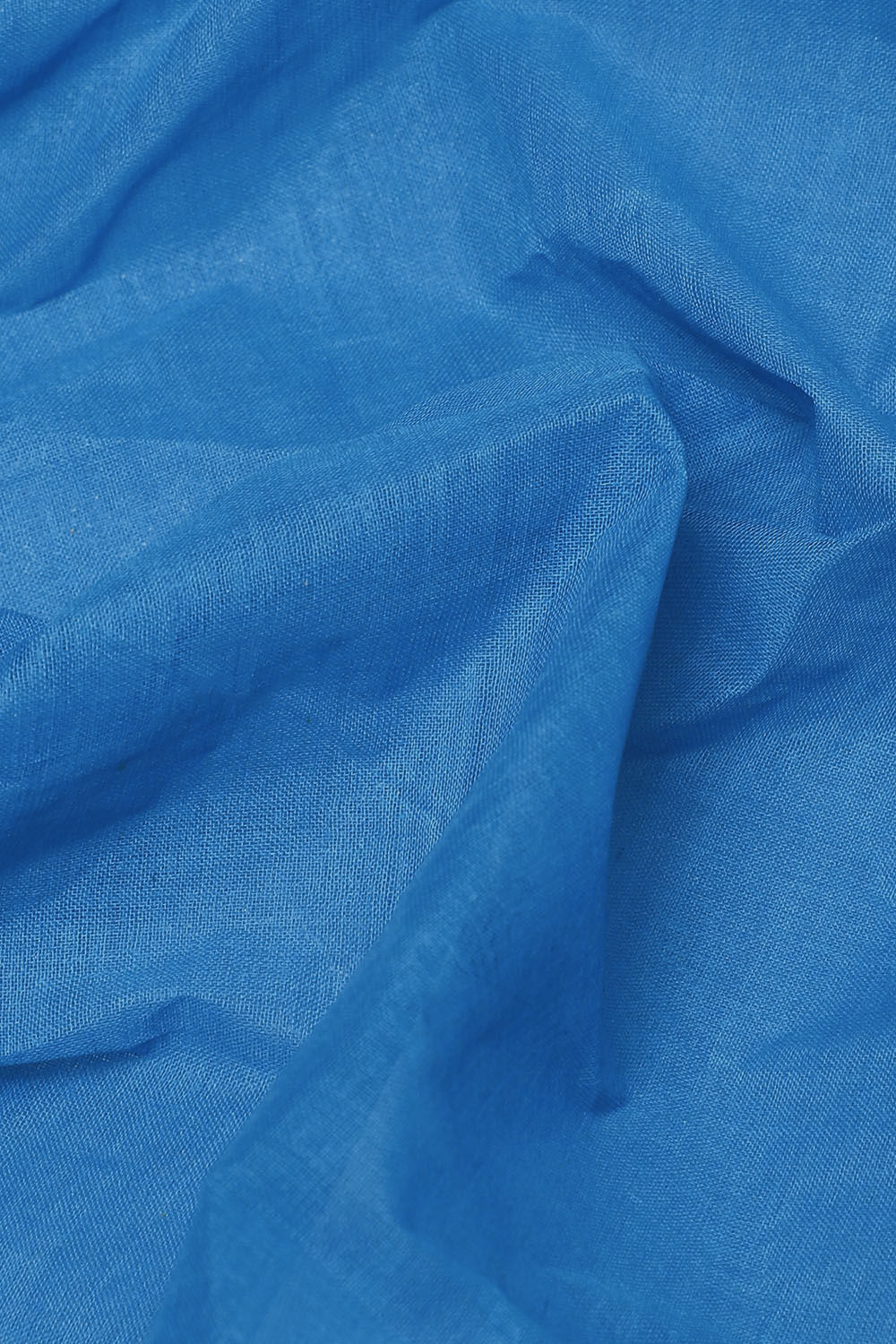 Blue Pure Cotton Jamdani Saree image number null