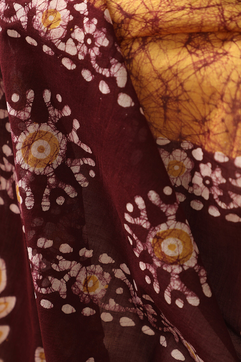 Yellow Ujjain Pure Cotton Printed Saree image number null