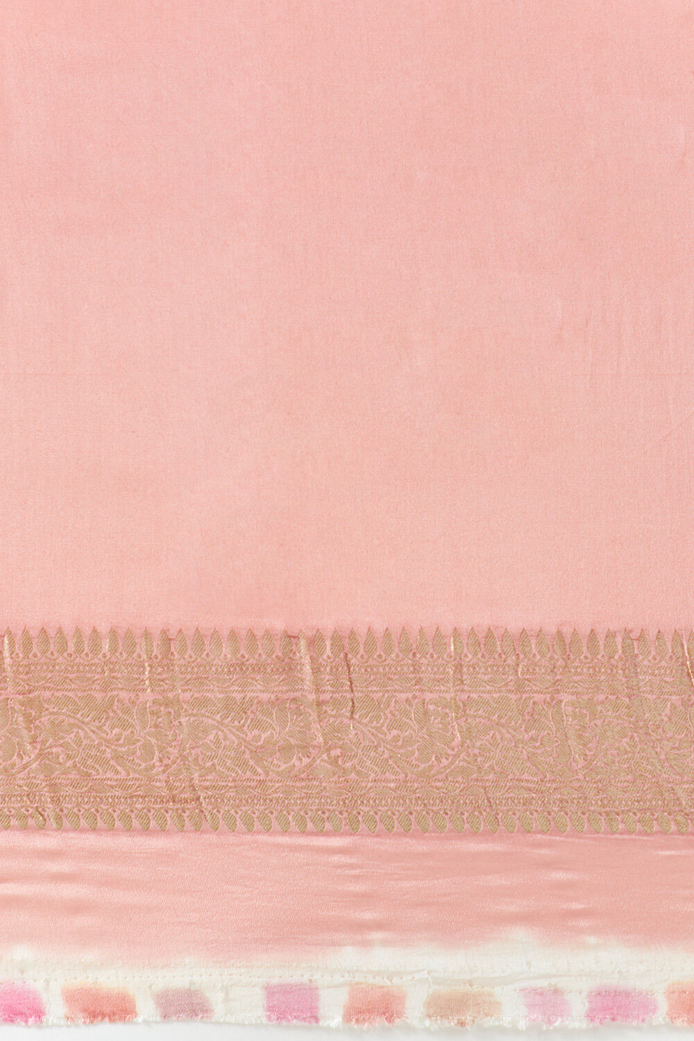 Light Pink Pure Crepe Embroidered Saree image number null