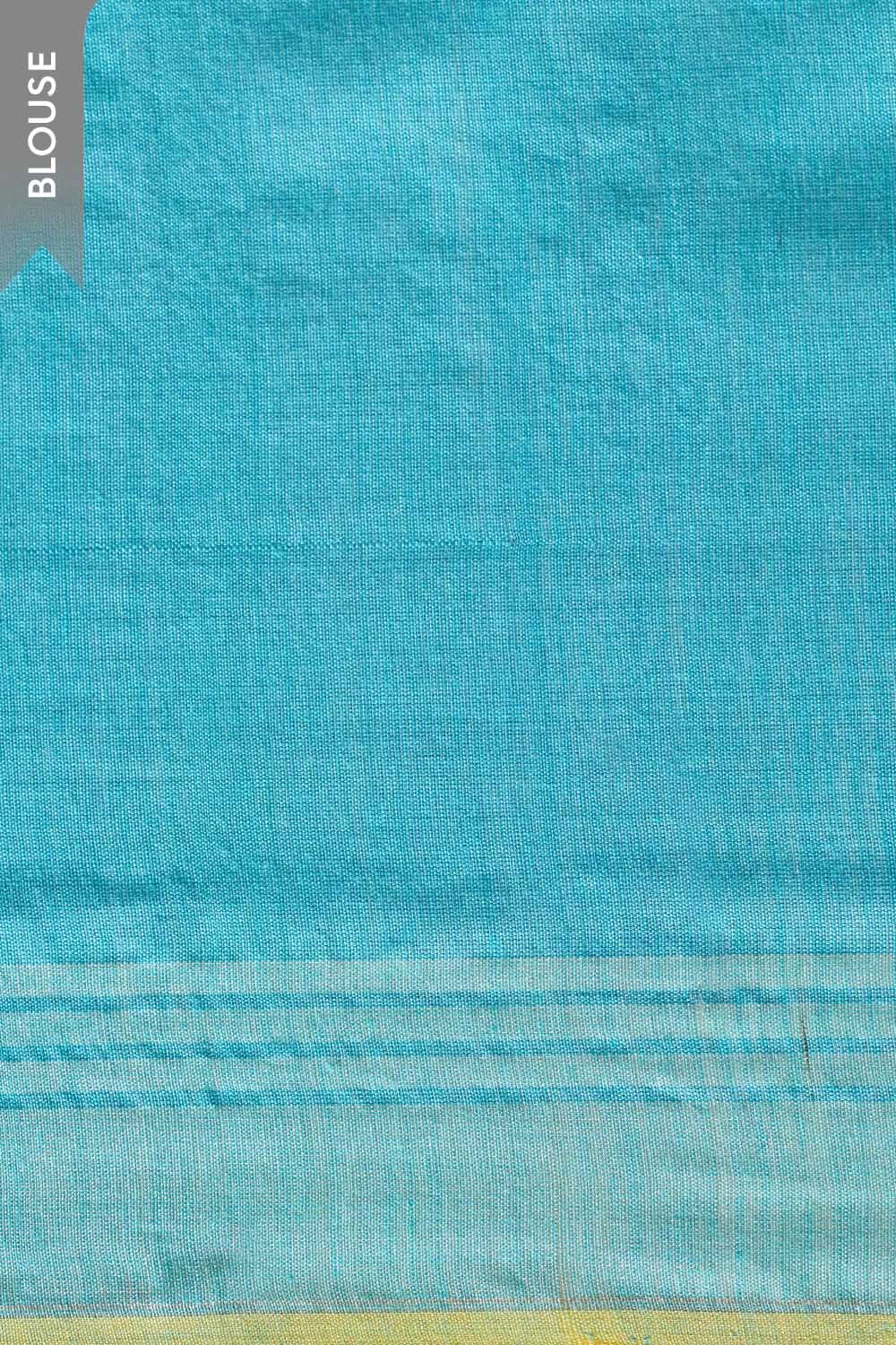 Green Woven Silk Viscose Bhagalpur Saree image number null