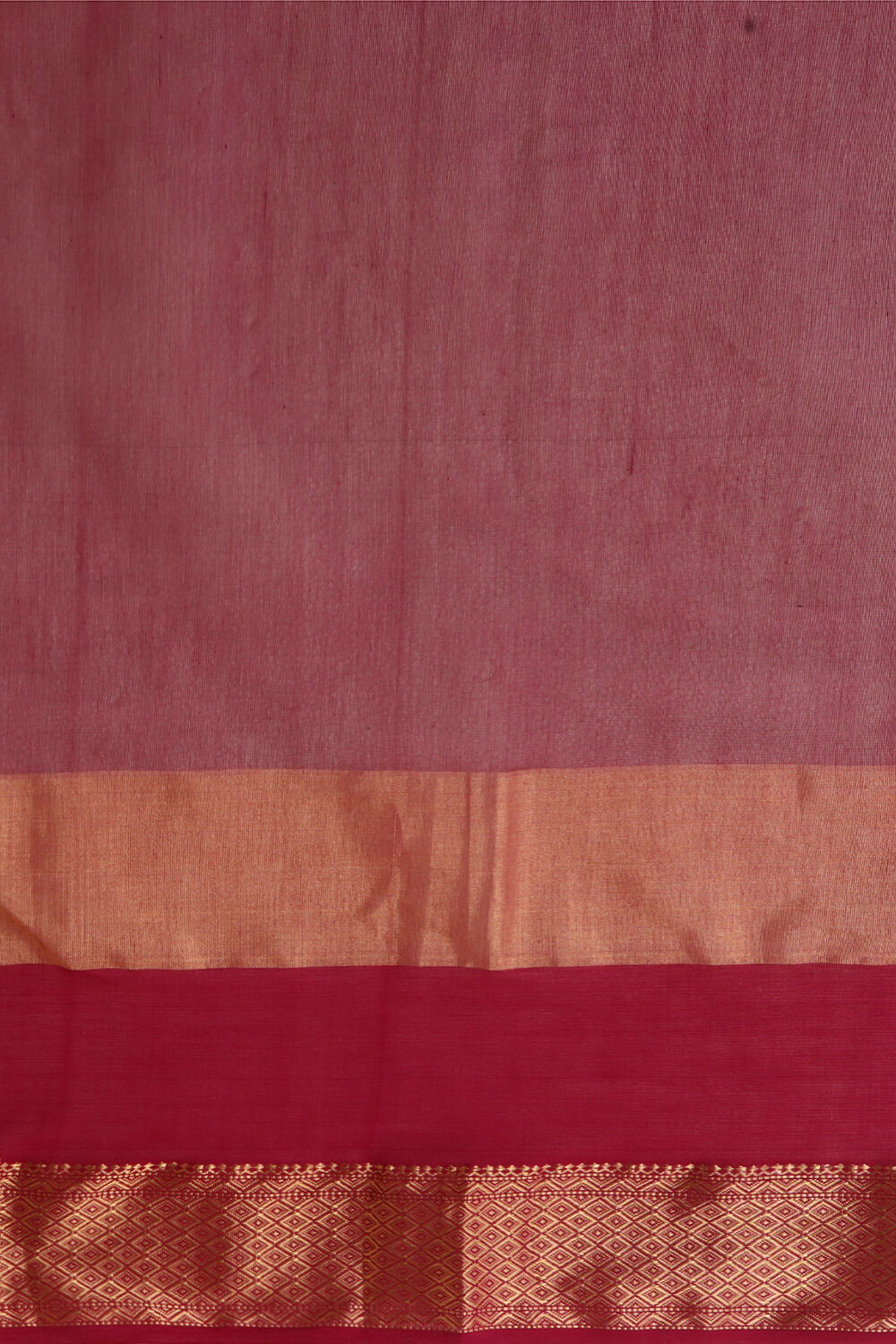 Purple Woven Pure Silk Cotton Maheswari Saree image number null