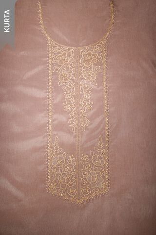 Grey Viscose Embroidered Unstitched Suit Set thumbnail image number null