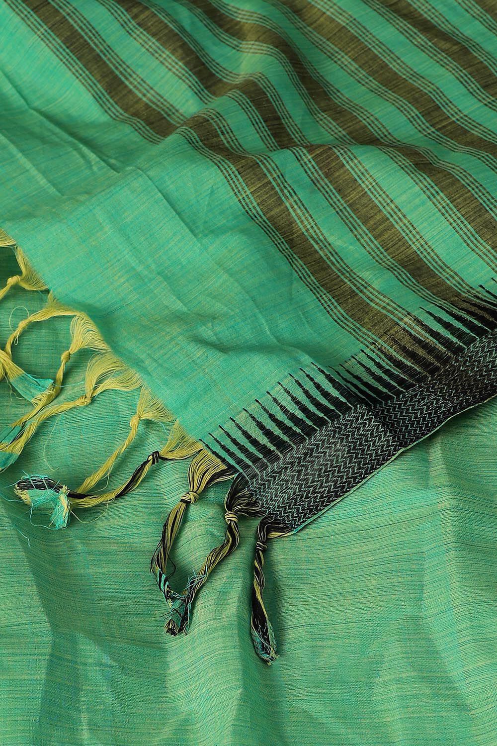 Light Green Pure Cotton Mangalgiri Saree image number null