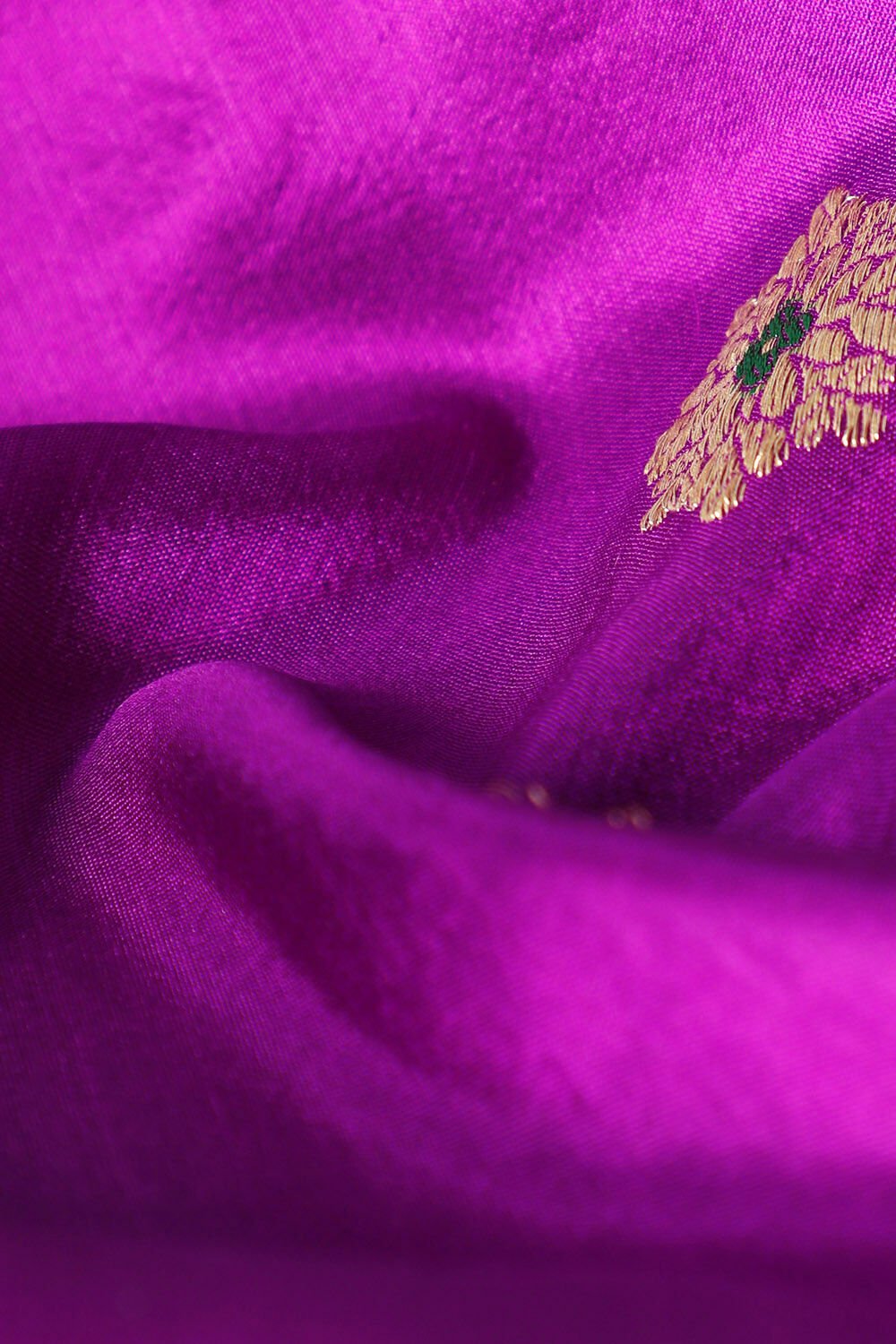 Purple Pure Silk Banarasi Saree image number null