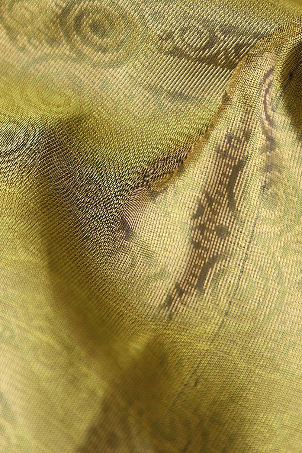Light Green Pure Silk South Saree image number null