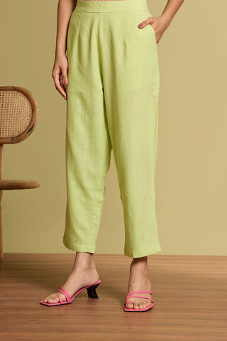 Light Green Pure Cotton Embroidered Kurta Set thumbnail image number null
