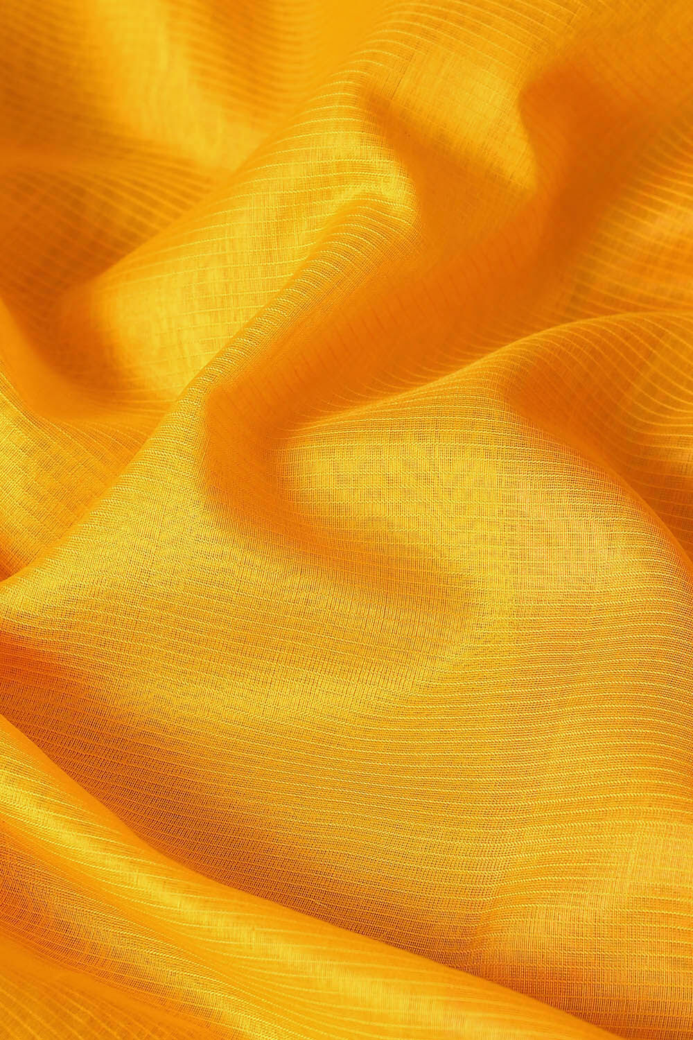 Yellow Pure Silk Cotton Maheswari Saree image number null